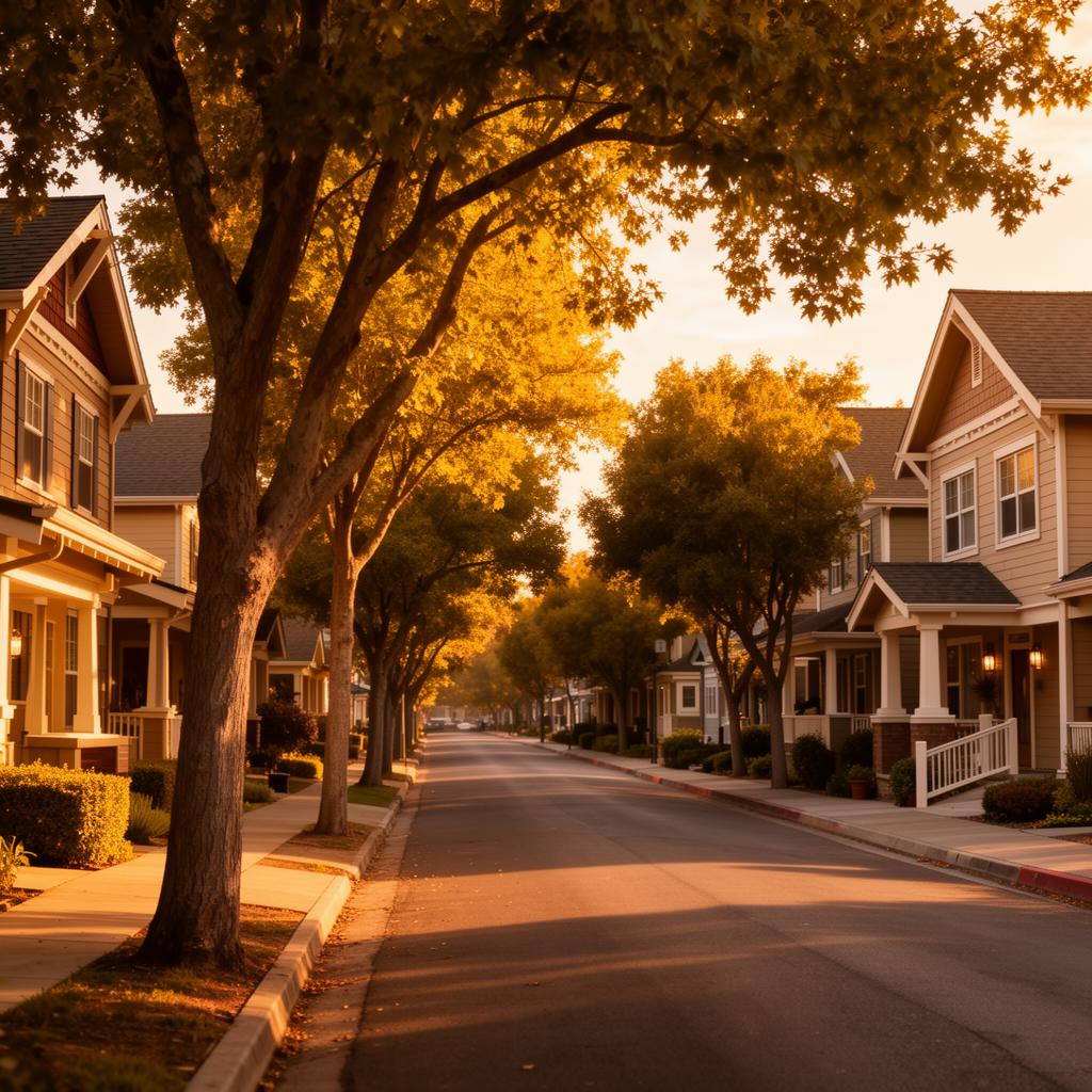 Historic small-town plaza and downtown Cotati, Sonoma County