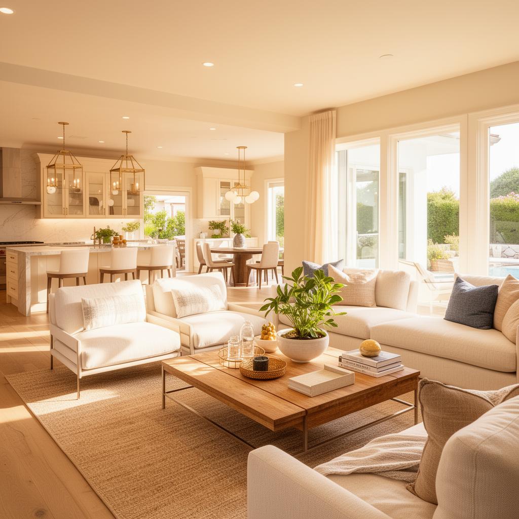 Couple touring a beautiful Sonoma County wine country home